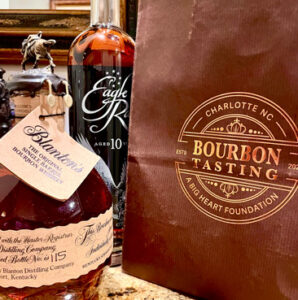 Brown bag and bourbon bottles
